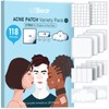 LitBear Large Pimple Patches for Face (6 Sizes 118 Patches),