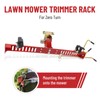 TRUCFUSION Lawn Mower Trimmer Rack Compatible with Zero Turn Lawn