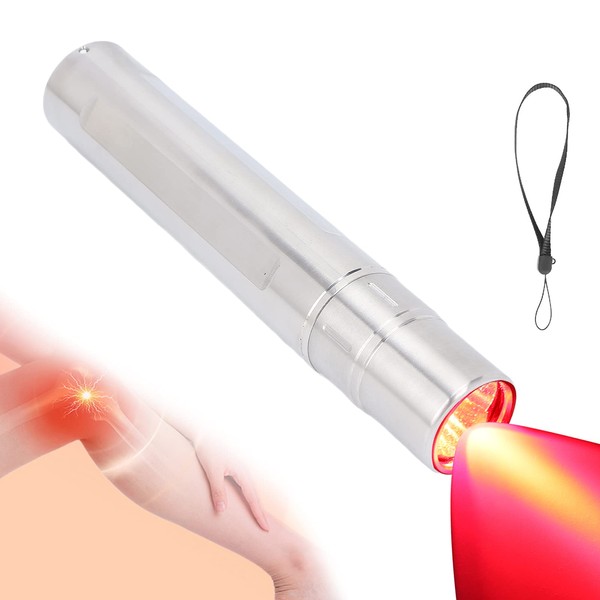 Handheld Infrared Light, Portable Infrared Therapy Lamp Device LED 630nm 660nm 850nm Red Light Therapy Device Pain Relief for Home
