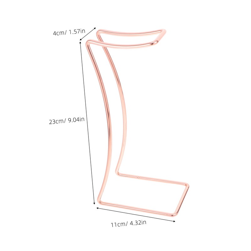 Operitacx Universeller Kopfhörerhalter aus Metall mit Elegantem Design Platzsparender Kopfhörerständer