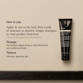 Aesop Sculpt Hair Polish | Gel to Shape, Add Structure, Volume | Citrus, Warm, Clean | 3.5oz /100mL