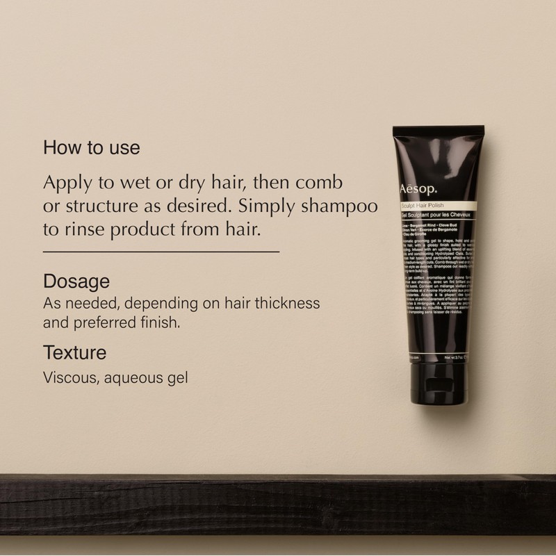 Aesop Sculpt Hair Polish | Gel to Shape, Add Structure,