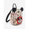 Her Universe Disney100 Mickey Mouse Club Vintage Mini Backpack BLACK