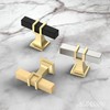 Alzassbg 10 Pack Gold Cabinet Knobs, 2 Inch(51mm) Diameter Cabinet