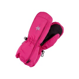 Sterntaler Gauntlet Gloves with Central Zip (Stulpen-handschuh) - magenta, size: 4