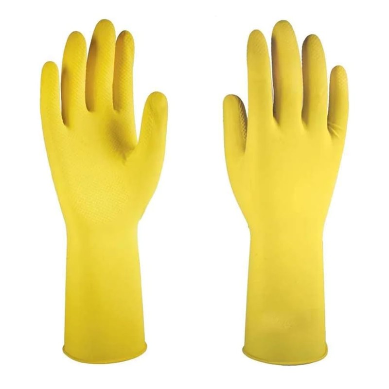 Eco Living Eco Plastic Free Natural Latex Rubber Gloves, 100%