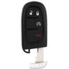 KEYALL 2 Pack 4 Buttons Remote Control Car Key Fob