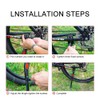 UHACKER Adjustable Bike Kickstand Aluminum Rear Side Bicycle Stand for