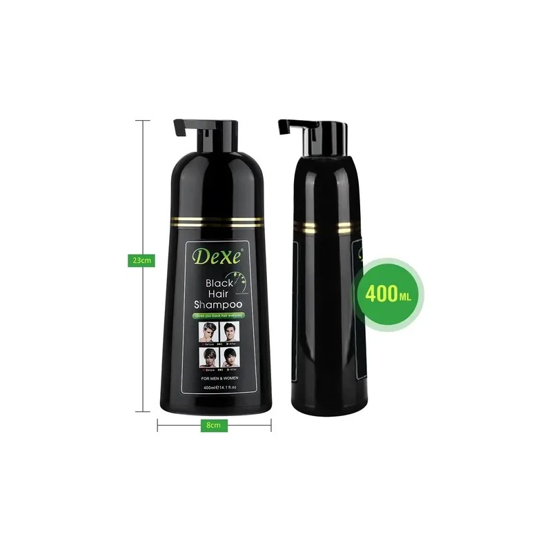 Shampoo Tinte Negro Menos Min Sal Shampo 400