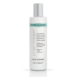 Pharmagel Hydra Cleanse Water Rinseable Facial Cleanser for All Skin Types  Natural Face Wash  Hydrating, Age Defying, and Revitalizing Face Cleanser 
