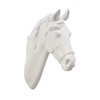 Lilie 14 Inch Horse Head Bust Statuette, Wall Mount Design,
