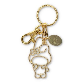 Zoe Kromi Gold Keychain 640175 KUROMI Sanrio