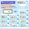 ASQzhuLIWing Reading Rhyme Flip Book, Word Family Building Book, ABC