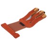 Outdoor Three Finger Guard Glove Traditional Recurved Bow Shooting Archery