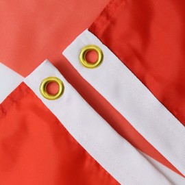 AZ FLAG Denmark Flag - 3x5 Ft - Light Polyester Danish Banner with Two Brass Eyelets - Fade Resistant - Vivid Colors - 3' x 5' Feet - 150x90 Cm