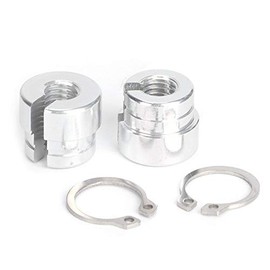 Qiilu Throttle Cable Bushings Aluminum Throttle Cable Bushings Kit Fit for E30 E28 E39 E36 M20 M30 M50 S14 M60 Cable Bushings