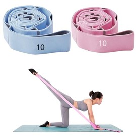 RAZYZOA Ligas de Resistencia para Ejercicio,2 PK Bandas de Resistencia para Ejercicios,Bandas EláSticas de Entrenamiento,Bandas de Ejercicios Adecuadas para Fisioterapia,Modelado Corporal,Fitness