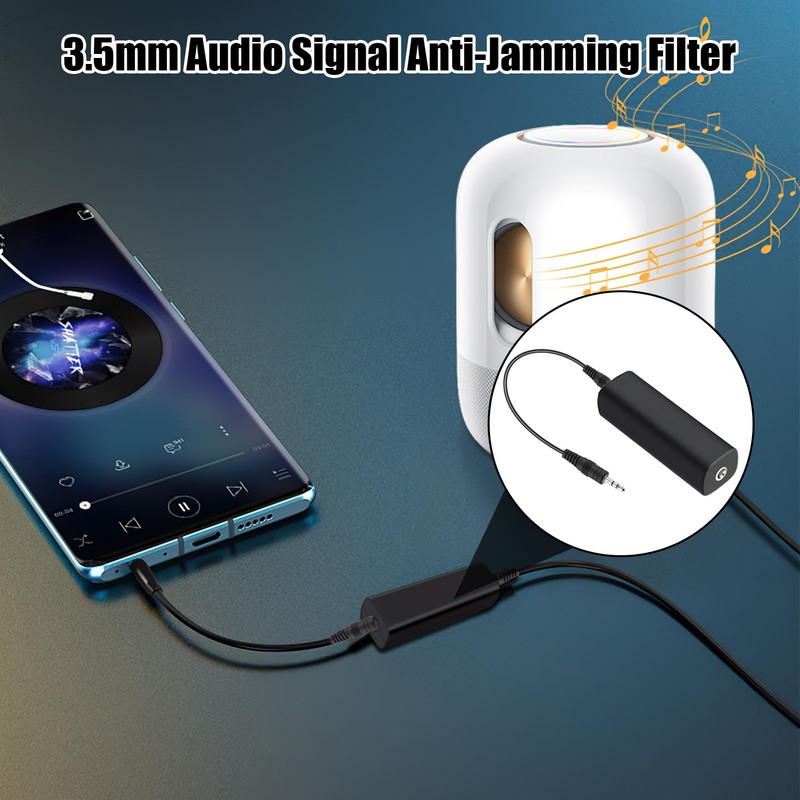 Ground Loop Noise Isolator for Car Audio and Home Stereo