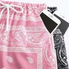 Eymitory Boy's 2 Pack Summer Boho Paisley Print Shorts Kids