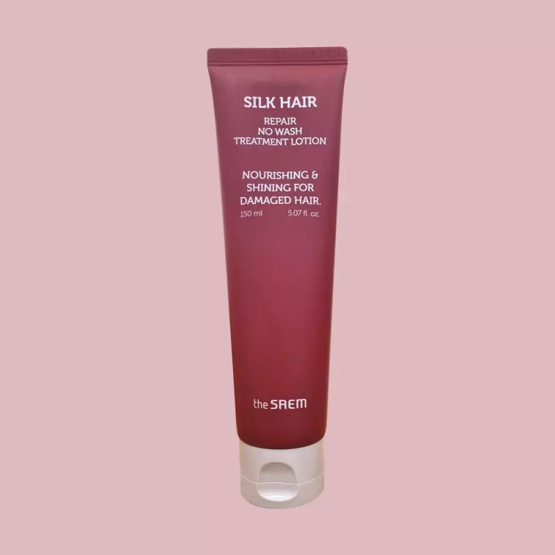 The Saem 더샘 실크 헤어 리페어 노워시 트리트먼트 로션 150ml