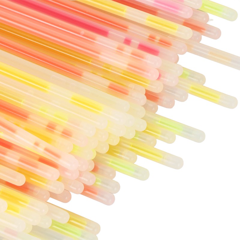100PCS Glow Sticks Safe Waterproof Light Sticks Glow in The