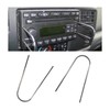 Dickno 2 PCS Car Radio Removal Pry Tool, U-Shaped Stainless