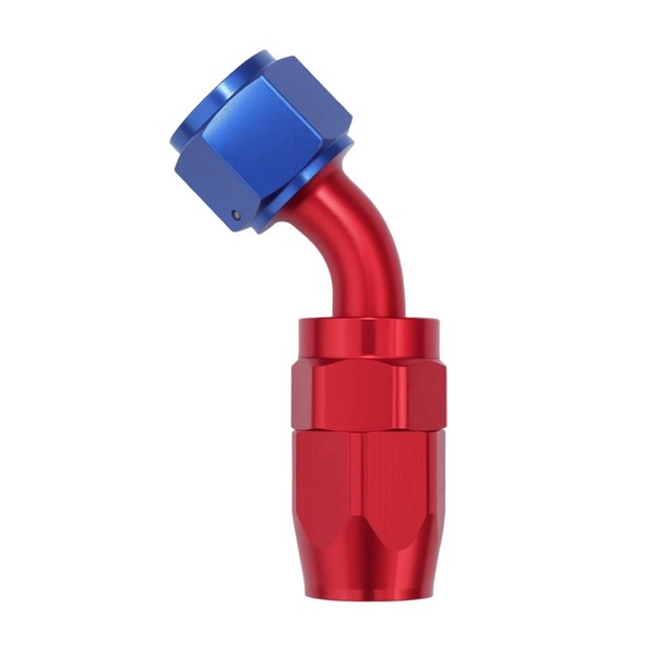 6AN 45 Degree Swivel Hose End Fitting for CPE Braided