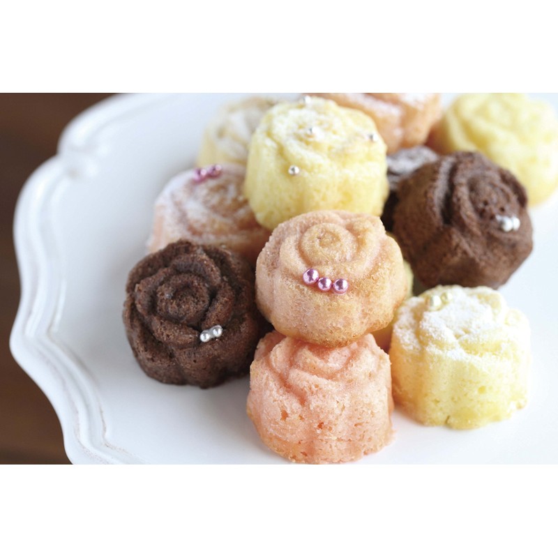 貝印 KAI マフィン型 Kai House Select プチ ローズ 15個取り DL6249