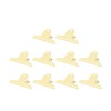10pcs Metal Binder Clip Multipurpose Strong Grip Large Paper Binder