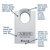 ABUS 83CS/55-300 Schlage Rekeyable Chrome Plated Brass Padlock, Zero Bitted