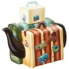 Appletree Design Road Trip Luggage Teapot, 5-1/2-Inch
