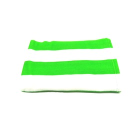Microfiber Towels for Travel Poll Towel for Swimmers and Beach 30 inches by 60 inches Lime White