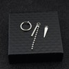 Tete Earrings Fake Earrings Chain Spike BTS Style Single Ear