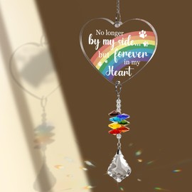 GiftChant Pet Memorial Gifts for Dogs, Loss of Dog Sympathy Suncatcher, Pet Loss Passing Away Bereavement Remembrance Sympathy Gifts, in Memory of Cat Sun Catcher