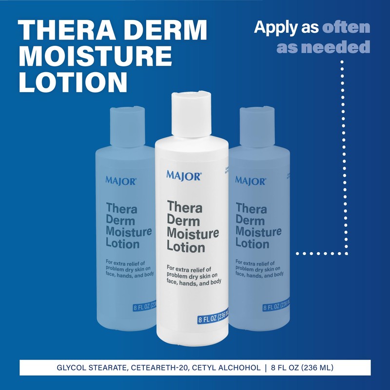 MAJOR Thera Derm Moisture Lotion - Helps Offer Dry Skin