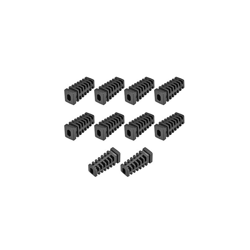 sourcing map Strain Relief Boots 25.3mm PVC Cord Protector Cover
