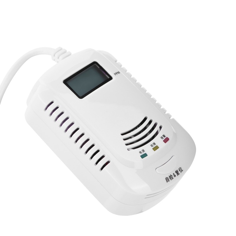 Combustible Gas Detector Live Action Speech LED Display Alarm Combustible