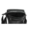 Visconti Compact Leather Messenger/Travel Bag S8 Black