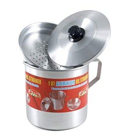 Benecasa Bene Casa Aluminum Oil Strainer, 1 Quart