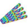 Tie Dye Pattern Double-Sided Nail File Emery Board Set 4