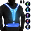 Fitense LED Reflective Running Vest with Phone Holder, 5 Colors