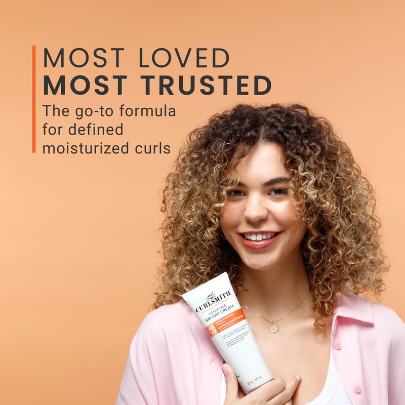 CURLSMITH - Weightless Air Dry Cream - Vegan Leave-In Conditioner