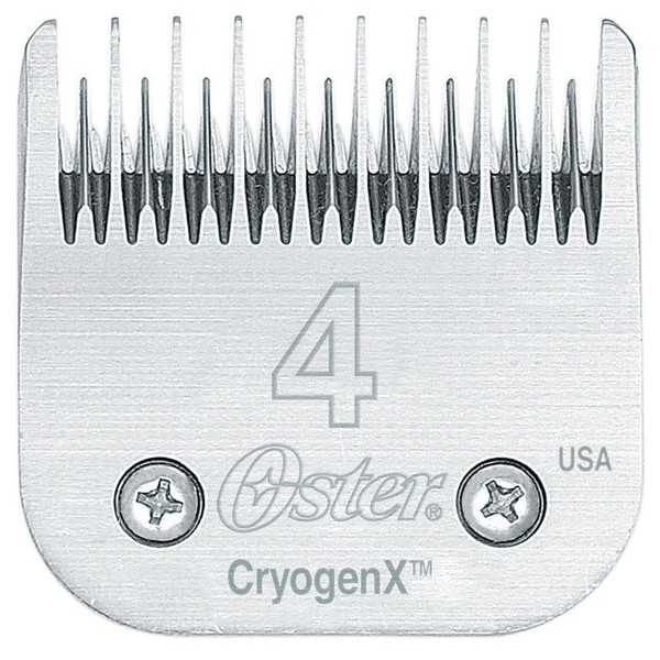 Oster CryogenX Professional Animal Clipper Blade, Skip Tooth, Size 4 (078919-136-005)