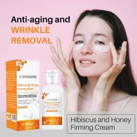 Hibiscus and Honey Firming Moisturizing Cream - For Face and Neck, Enriched with Collagen, Enhances Skin Elasticity, Improves Skin Appearance
