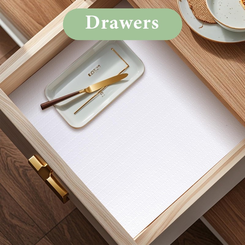 Shelf Liners for Kitchen Cabinets Non Adhesive Drawer Liner 17in