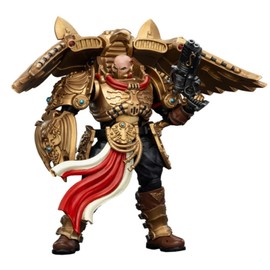 JOYTOY Warhammer The Horus Heresy Legio Custodes Custodian Venatari Squad Venatari with Kenetic Destroyer 2, 1:18 Scale 5.4in Action Figure Mecha Joy Toy Collection Model