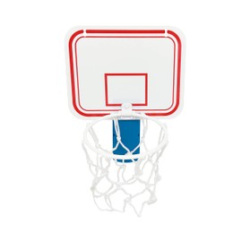 Jaegvida - Mini aro de baloncesto para basura, clip para recámara, oficina, interior y exterior (azul)