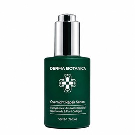 Overnight Repair Serum，Derma Botanica Overnight Serum – Luxurious Night Facial Serum with Peptide Complex – 1.76Fl Oz