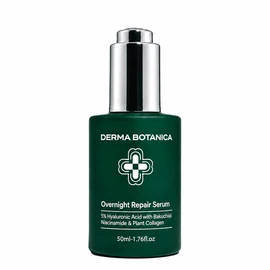 Overnight Repair Serum，Derma Botanica Overnight Serum – Luxurious Night Facial Serum with Peptide Complex – 1.76Fl Oz