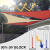 TANG 20' x 20' x 20' Sun Shade Sail Equilateral